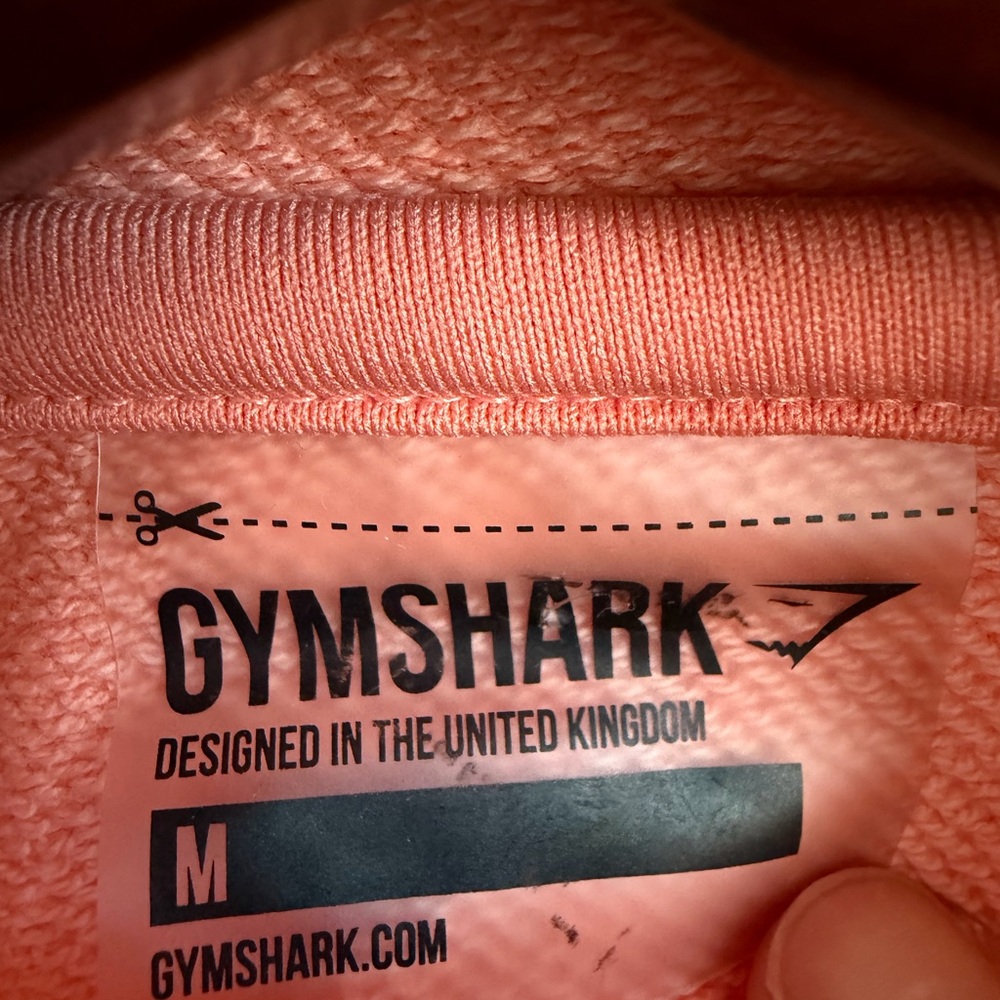 Gymshark Hoodie Sour Bellini Cropped Sweatshirt Womens Size M NWT - Picture 5 of 5